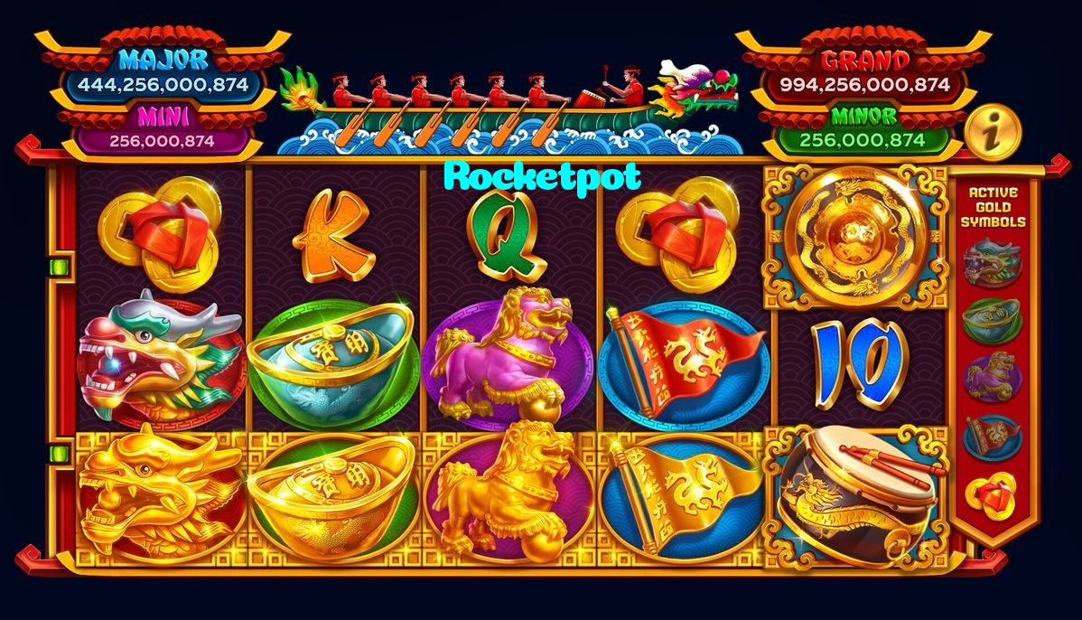 Rocketpot casino presented on mobile device in Pakistan with slots and live games